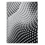 Graue digitale Tapete Notizblock (Vorderseite)