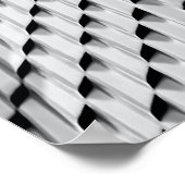 Graue digitale Tapete Poster (Ecke)