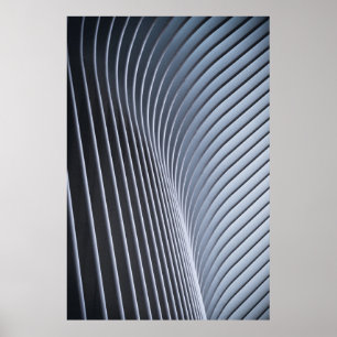 Graue digitale Tapete Poster