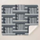 Graue digitale Tapete Sherpadecke (Vorderseite (Horizontal))