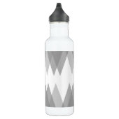 Graue Dreiecke Edelstahlflasche (Rechts)