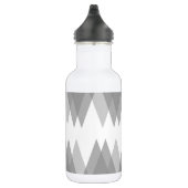 Graue Dreiecke Edelstahlflasche (Rechts)