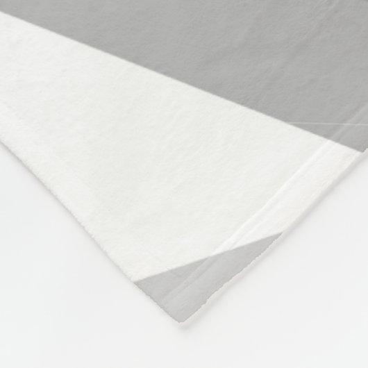 Graue Dreiecke Fleecedecke (Ecke)