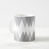 Graue Dreiecke Kaffeetasse (Vorderseite Links)