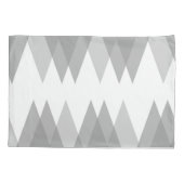 Graue Dreiecke Kissenbezug (Rückseite)