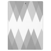 Graue Dreiecke Klemmbrett (Rückseite)