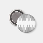 Graue Dreiecke Magnet (Vorderseite/Rückseite)