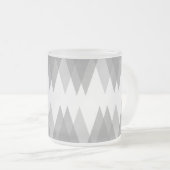 Graue Dreiecke Mattglastasse (VorderseiteRechts)