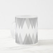 Graue Dreiecke Mattglastasse (Vorderseite Links)