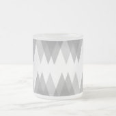 Graue Dreiecke Mattglastasse (Mittel)