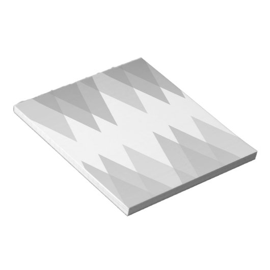 Graue Dreiecke Notizblock (angewinkelt)