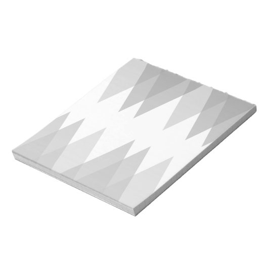 Graue Dreiecke Notizblock (Rotiert)