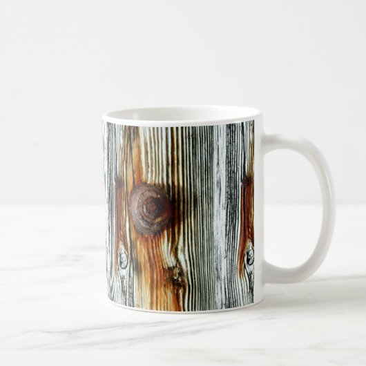 Graue Driftholzbretter Thunder_Cove Kaffeetasse (Rechts)