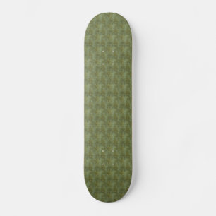 Graue, dunkelgrüne Scallops Skateboard