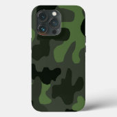 Graue dunkelgrüne Tarnung Nr. 14 Case-Mate iPhone Hülle (Rückseite)