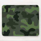 Graue dunkelgrüne Tarnung Nr. 14  Mousepad (Vorne)