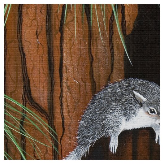 Graue Eichhörnchen spielen Stoff (Muster)