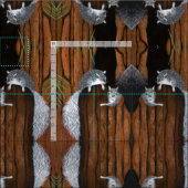 Graue Eichhörnchen spielen Stoff (Kachel)