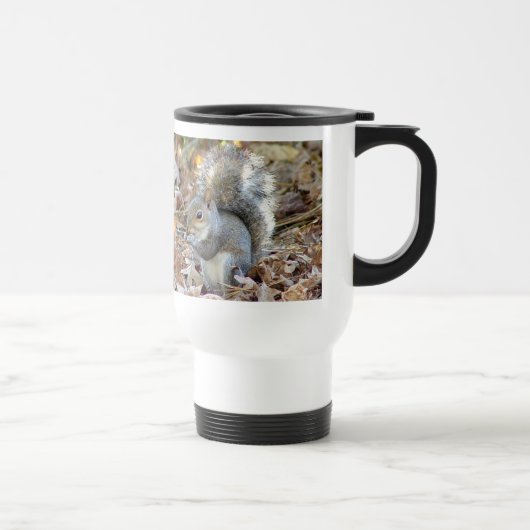 Graue Eichhörnchen-Tier-Tasse Reisebecher (Rechts)