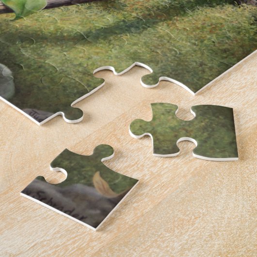 Graue Eichhörnchen und Trilliums, Eichhörnchen und Puzzle (Seite)