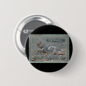 Graue Eichhörnchen Weihnachtsblessserie Button (Vorne & Hinten)