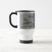 Graue Eichhörnchen Weihnachtsblessserie Reisebecher (Links)