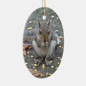 Graue Eichhörnchenweihe Keramikornament (Rechts)