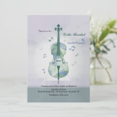 Graue Einladung (Stehend Vorderseite)