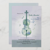 Graue Einladung (Vorne/Hinten)