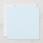 Graue Elephant Babydusche Einladung (Rückseite)