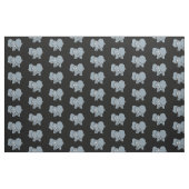 Graue Elephant-Cartoon-Muster Stoff (Fat Quarter (45,7 x 55,9 cm))