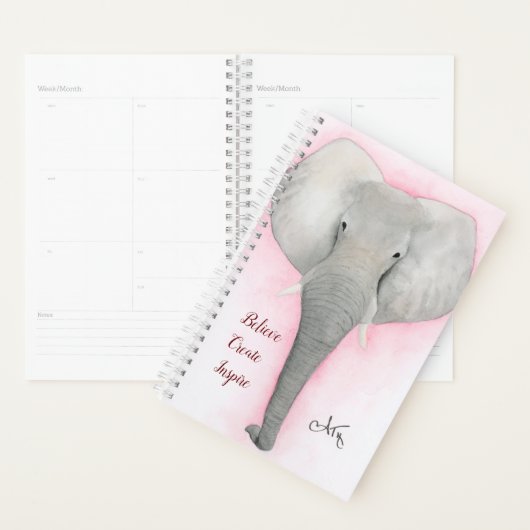 Graue Elephant Planner Planer (Anzeige)
