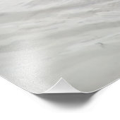 Graue Ente im Dunkeln des Sees Fotodruck (Ecke)