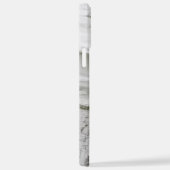 Graue Ente im Dunkeln des Sees iPhone Hülle (Rechte Seite)