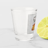 Graue Erntedank Pumpkins und Squash Schnapsglas (Links)