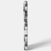 Graue Farbblöcke Case-Mate iPhone Hülle (Rückseite / Links)