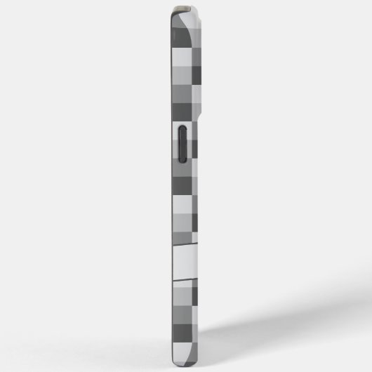 Graue Farbblöcke Case-Mate iPhone Hülle (Rückseite / Rechts)