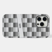 Graue Farbblöcke iPhone Hülle (Rückseite (Horizontal))
