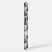 Graue Farbblöcke iPhone Hülle (Rechte Seite)