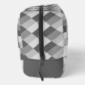 Graue Farbblöcke Waschbeutel (Rechts)