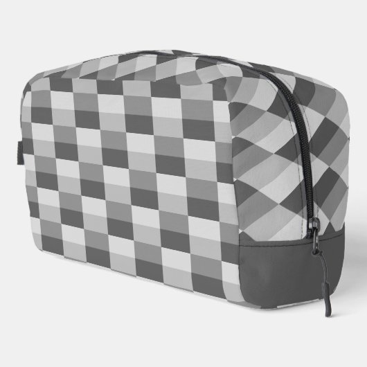 Graue Farbblöcke Waschbeutel (Rechte Ecke)