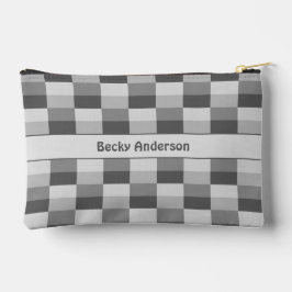 Graue Farbblöcke Zubehörtasche