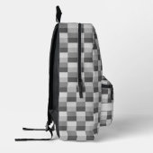 Graue Farbfelder Bedruckter Rucksack (Links)