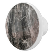 Graue Farbtöne und schwarze Marmorsteine Keramikknauf (Rechts)