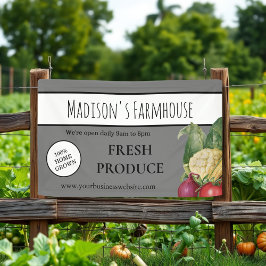 Graue Farmhouse Produce Farm Business Banner