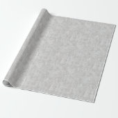 Graue Faux-Linene-Hochzeit Geschenkpapier (Ungerollt)