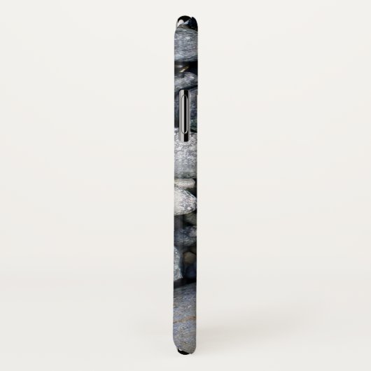 Graue Felsen und Kies Case-Mate iPhone Hülle (Hinten/Rechts)