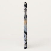 Graue Felsen und Kies Case-Mate iPhone Hülle (Hinten/Links)