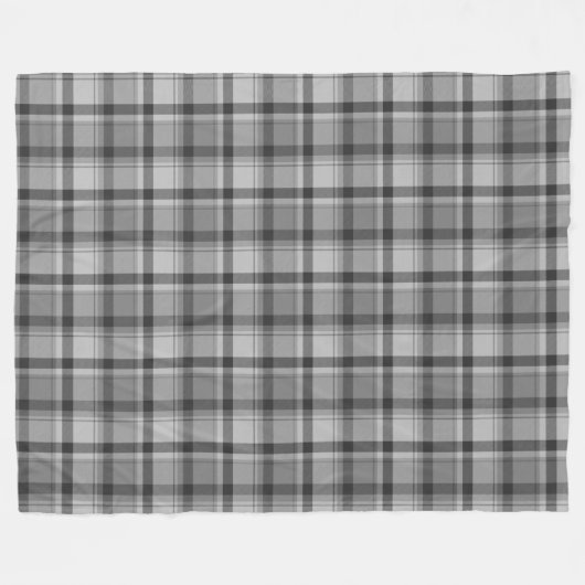 Graue Flannel-Print, Fleece Blanket, 60"x 80" (Vorderseite (Horizontal))