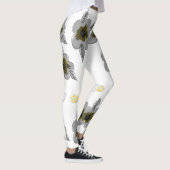 Graue Flower Print Leggings (Rechts)